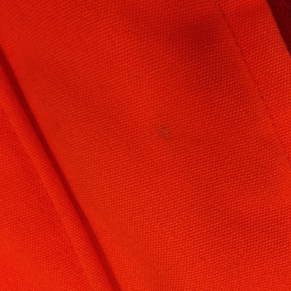 Vintage Woolrich Buffalo Wool Plaid and Acrylic Orange Reversible Jacket, XL - Picture 16 of 16